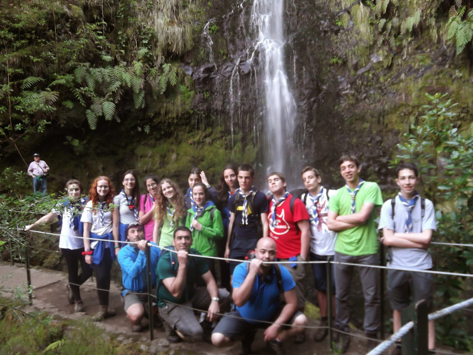 Pioneiros da Sé em missão no Pico Ruivo